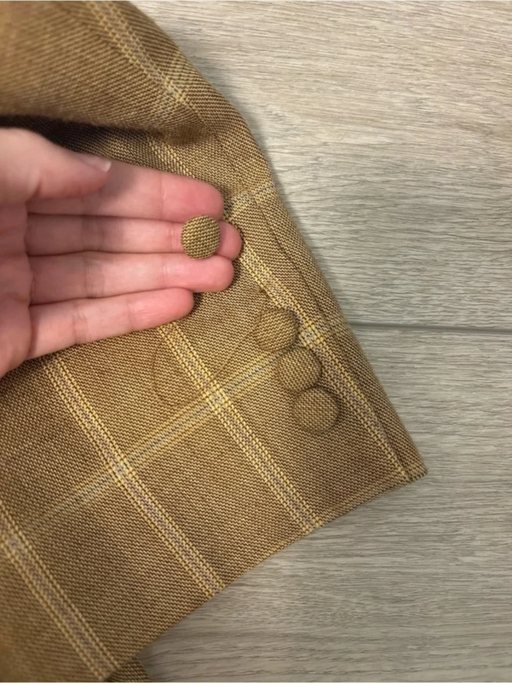 Stacy Adams Tan Plaid Sport Coat